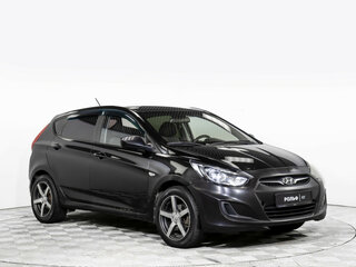 2012 Hyundai Solaris I, чёрный, 518000 рублей, вид 2