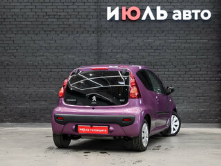 2012 Peugeot 107 I Рестайлинг 2, фиолетовый, 490000 рублей, вид 4