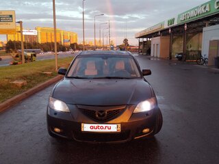 2008 Mazda 3 I (BK) Рестайлинг, чёрный, 310000 рублей, вид 2