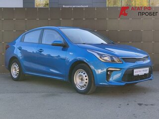 2017 Kia Rio IV, синий, 1370000 рублей, вид 3