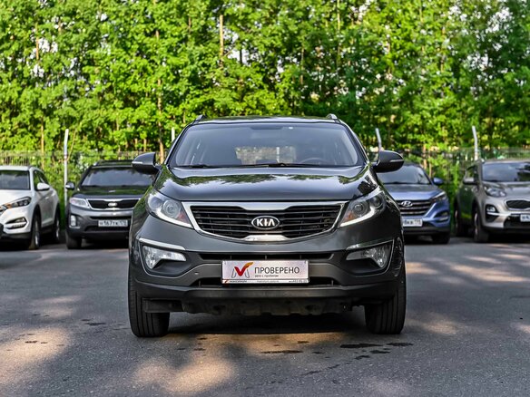 2013 Kia Sportage III, серый - вид 2