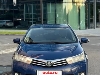 2013 Toyota Corolla XI (E160, E170, E180), синий, 1150000 рублей, вид 2