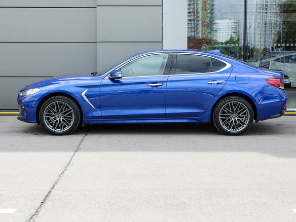 2019 Genesis G70 I, синий - вид 8