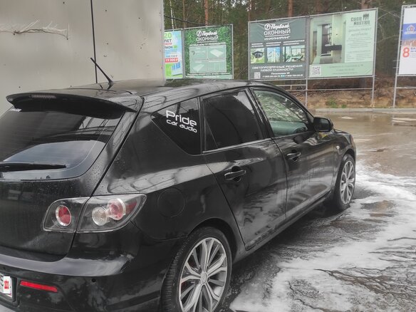 2007 Mazda 3 I (BK) Рестайлинг, чёрный, 530000 рублей - вид 4