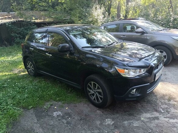 2012 Mitsubishi ASX I, чёрный - вид 2