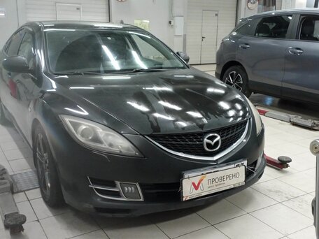 2008 Mazda 6 II (GH), чёрный, 630000 рублей, вид 1