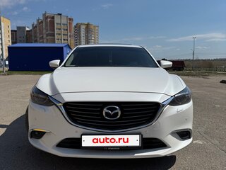 2015 Mazda 6 III (GJ) Рестайлинг, белый, 1620000 рублей, вид 4