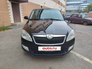 2012 Skoda Fabia II Рестайлинг, чёрный, 369000 рублей, вид 2