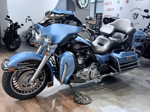 2011 Harley-Davidson Electra Glide, голубой, 1299000 рублей - вид 7