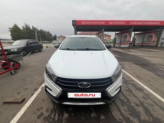 2019 Lada (ВАЗ) Vesta SW Cross I, белый, 1200000 рублей, вид 2