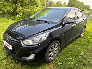 2011 Hyundai Solaris I, чёрный, 800000 рублей, вид 1