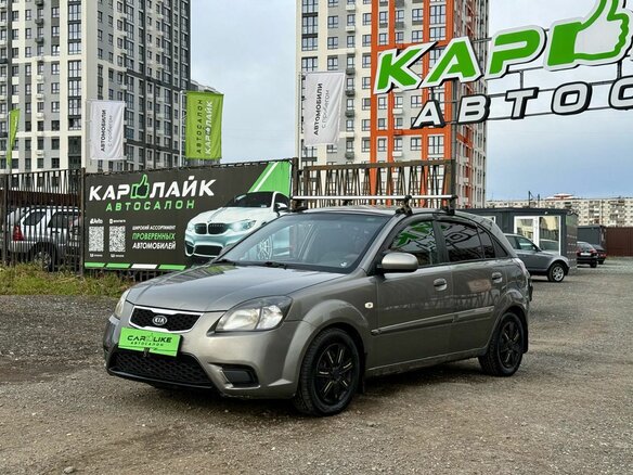 2011 Kia Rio II Рестайлинг, серебристый, 549000 рублей - вид 6