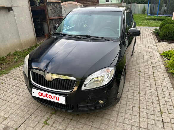 2009 Skoda Fabia II, чёрный, 320000 рублей
