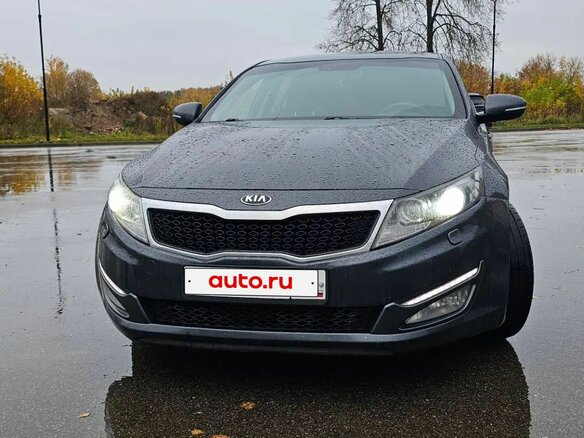 2013 Kia Optima III Рестайлинг, серый, 1200000 рублей - вид 2