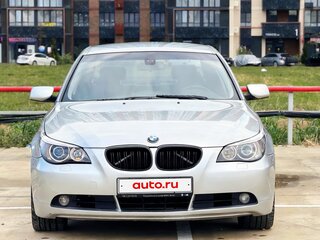 2006 BMW 5 серии 525i V (E60/E61), серебристый, 875000 рублей, вид 2