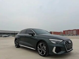 2022 Audi A3 Sportback 35 TFSI IV (8Y), зелёный, 2130703 рублей, вид 1