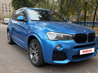 2015 BMW X3 20i xDrive II (F25) Рестайлинг, голубой, 2500000 рублей, вид 1