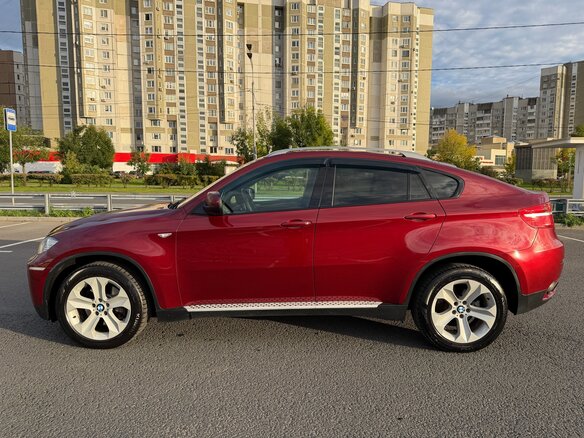 2008 BMW X6 30d I (E71), красный - вид 8