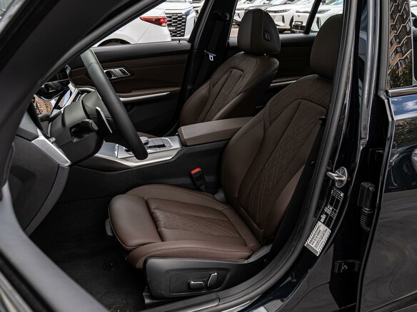 2024 BMW 3 серии 325i VII (G2x) Рестайлинг, чёрный - вид 12
