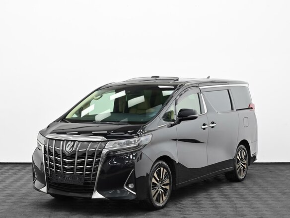 2021 Toyota Alphard III Рестайлинг, чёрный, 4199000 рублей - вид 2