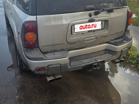 2007 Chevrolet TrailBlazer I Рестайлинг, серебристый, 600000 рублей, вид 3
