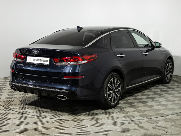 2018 Kia Optima IV Рестайлинг, синий, 1749777 рублей - вид 4