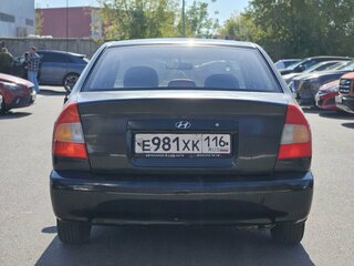 2008 Hyundai Accent ТагАЗ II, чёрный, 199000 рублей, вид 5