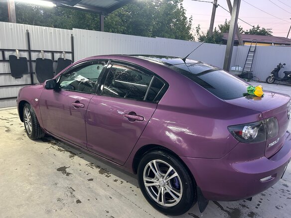 2006 Mazda 3 I (BK) Рестайлинг, фиолетовый, 750000 рублей - вид 2