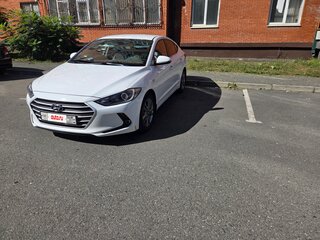 2017 Hyundai Elantra VI (AD), белый, 1650000 рублей, вид 3