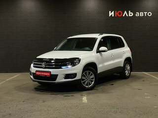2014 Volkswagen Tiguan I Рестайлинг, белый, 1340000 рублей, вид 1