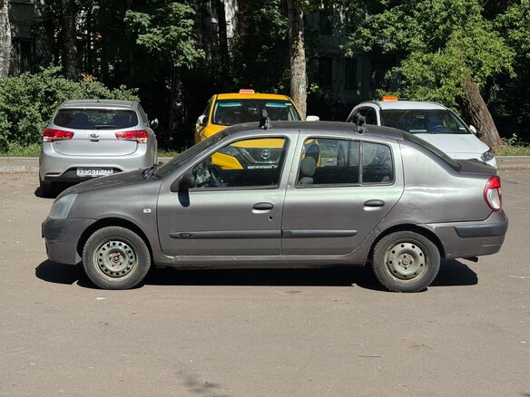2004 Renault Symbol I Рестайлинг, серый, 199999 рублей - вид 3