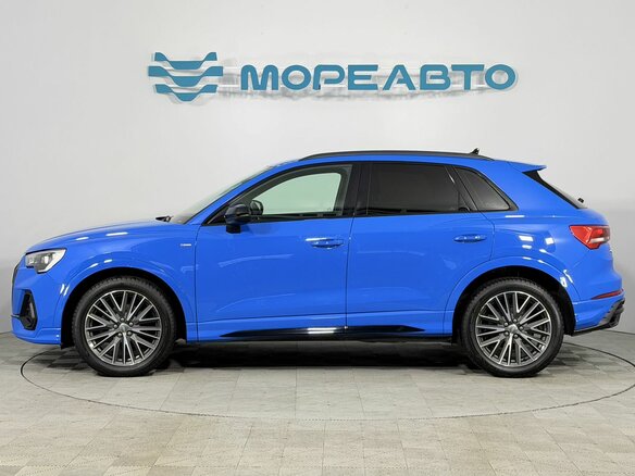 2019 Audi Q3 35 TFSI II (F3), голубой - вид 7