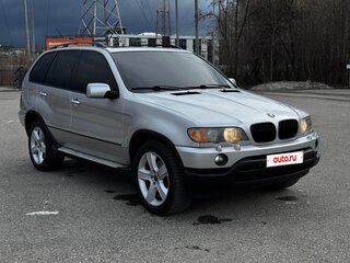 2001 BMW X5 3.0i I (E53), серебристый, 800000 рублей, вид 3