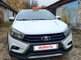 2020 Lada (ВАЗ) Vesta SW Cross I, белый, 870000 рублей, вид 2