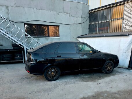 2012 Lada (ВАЗ) Priora I, чёрный, 320000 рублей, вид 1