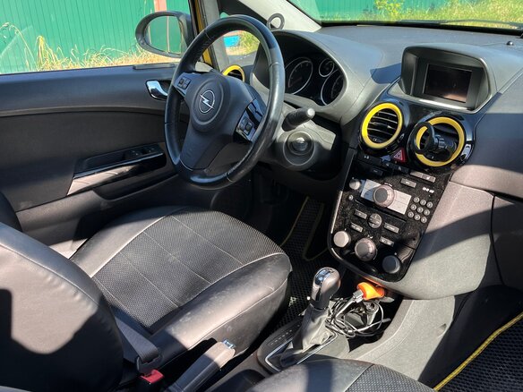 2012 Opel Corsa D Рестайлинг II, жёлтый, 610000 рублей - вид 6