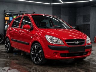 2010 Hyundai Getz I Рестайлинг, красный, 450000 рублей, вид 1