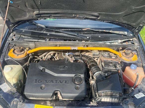 2008 Lada (ВАЗ) Kalina I, синий, 140000 рублей - вид 7