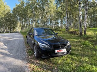 2008 BMW 5 серии 525xi V (E60/E61) Рестайлинг, чёрный, 1200000 рублей, вид 2