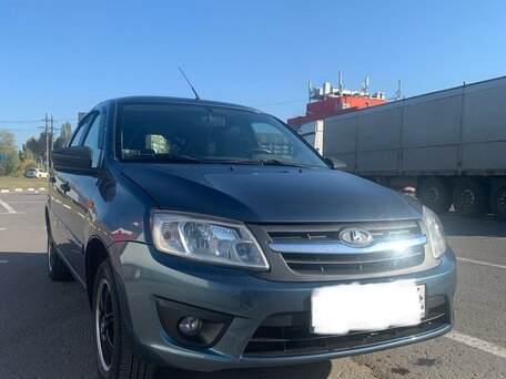 2014 Lada (ВАЗ) Granta I, серый, 290000 рублей, вид 4
