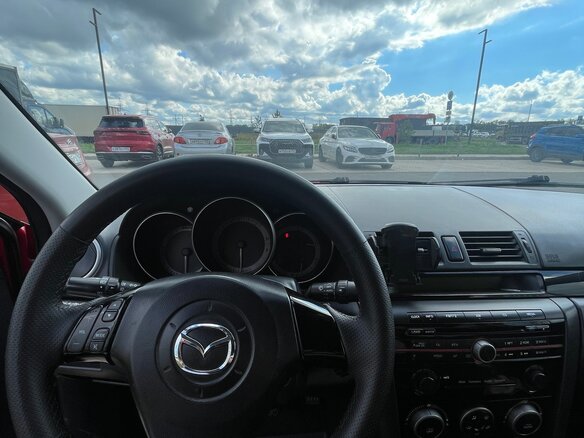 2008 Mazda 3 I (BK) Рестайлинг, красный, 515000 рублей - вид 7