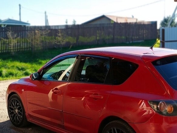 2005 Mazda 3 I (BK), красный, 390000 рублей - вид 7
