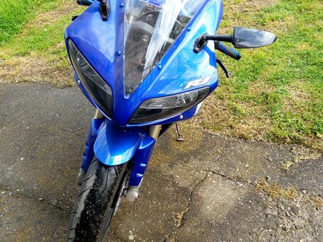 2002 Yamaha YZF-R1, синий, 450000 рублей, вид 2
