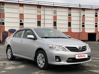 2012 Toyota Corolla X (E140, E150) Рестайлинг, серебристый, 1225000 рублей, вид 3