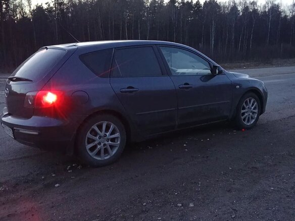 2008 Mazda 3 I (BK) Рестайлинг, серый