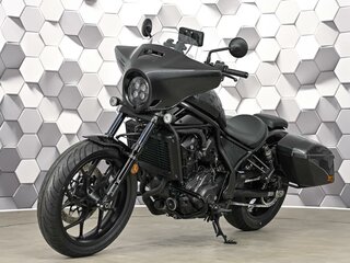 2023 Honda CMX 1100 Rebel, чёрный, 977000 рублей, вид 2