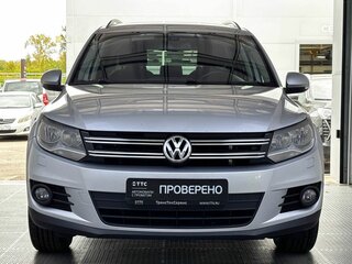 2012 Volkswagen Tiguan I Рестайлинг, серебристый, 1189000 рублей, вид 2