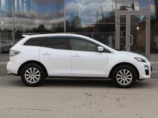 2011 Mazda CX-7 I Рестайлинг, белый, 920000 рублей, вид 4