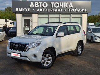 2014 Toyota Land Cruiser Prado 150 Series Рестайлинг 1, белый, 2650000 рублей, вид 3
