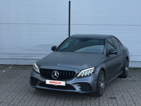 2019 Mercedes-Benz C-Класс 200 IV (W205) Рестайлинг, серый, 4500000 рублей, вид 1